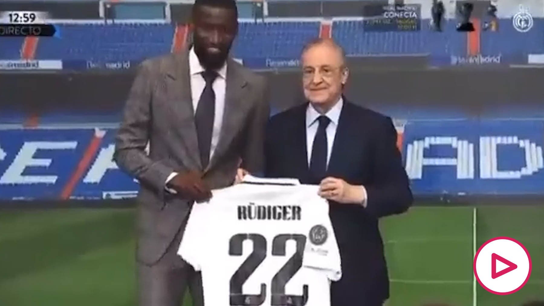 El Detalle De Antonio R Diger En La Presentaci N Que Enamora Al Madridismo