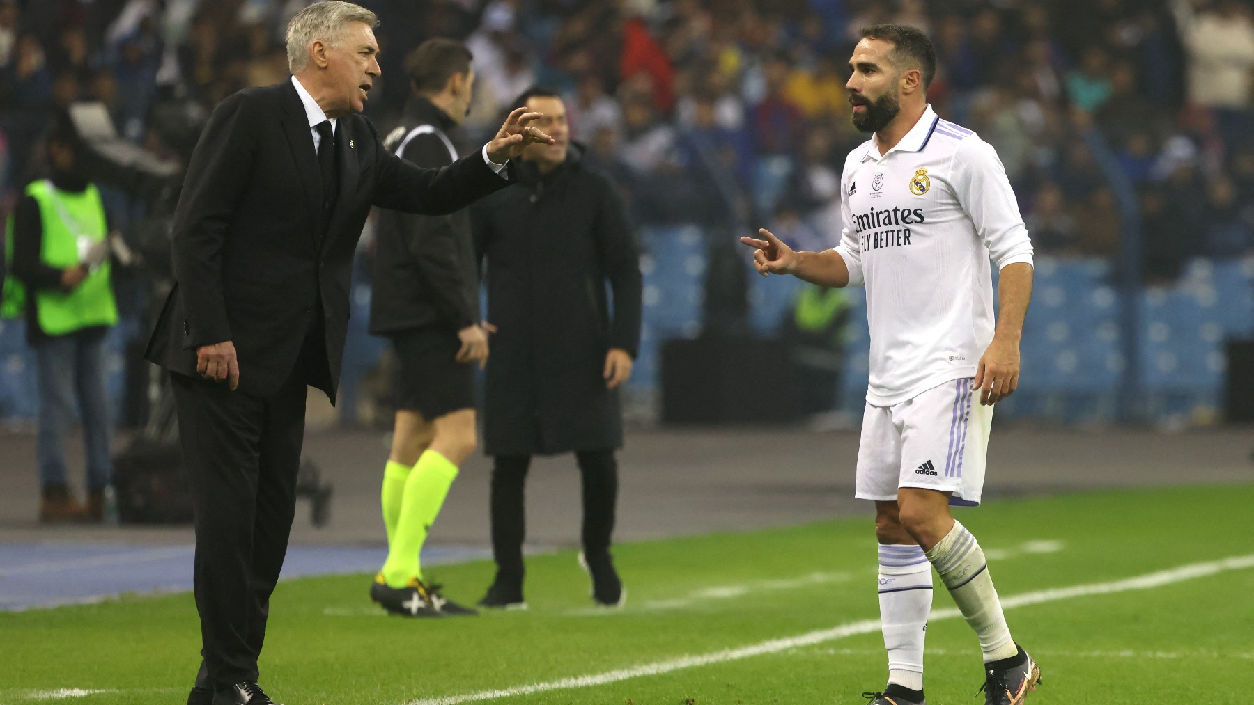 Más problemas para Carlo Ancelotti Dani Carvajal se lesiona