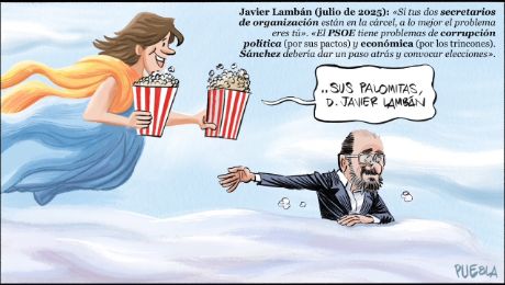 Javier Lamb&aacute;n esperando el desenlace