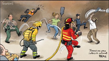 #Incendios: a los profesionales y voluntarios