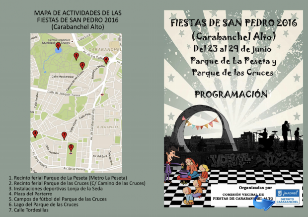 Fiestas del barrio de Carabanchel 2016 pagadas por el Ayuntamiento.