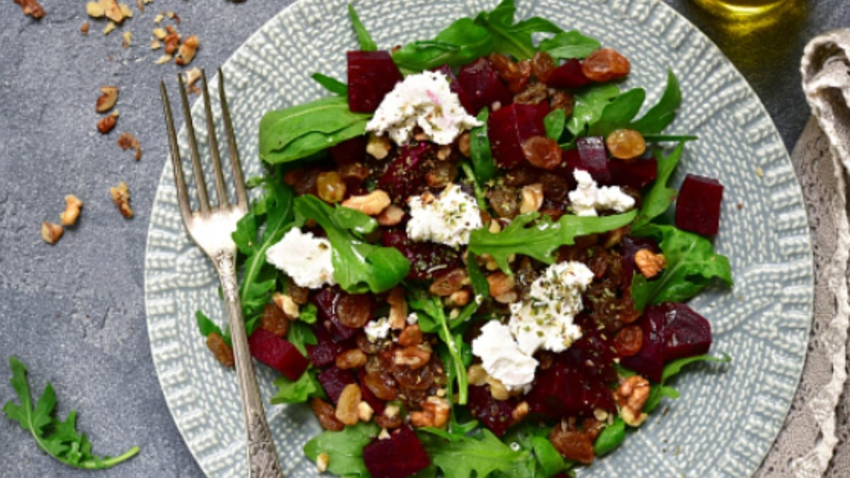 Ensalada De Remolacha Zanahoria Y Queso De Cabra Receta F Cil Y Saludable