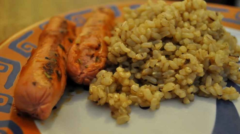 Receta De Arroz A La Milanesa Con Salchichas