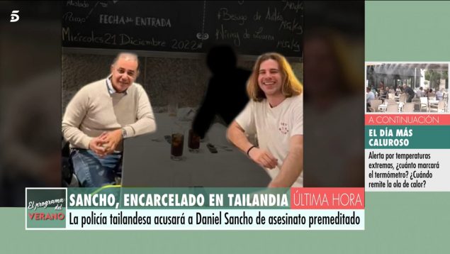 Daniel Sancho y Edwin Arrieta la foto que demuestra que hubo algo más