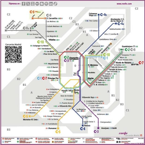 Renfe Estrena El Con Su Nuevo Mapa De Cercan As De Madrid Esta Es