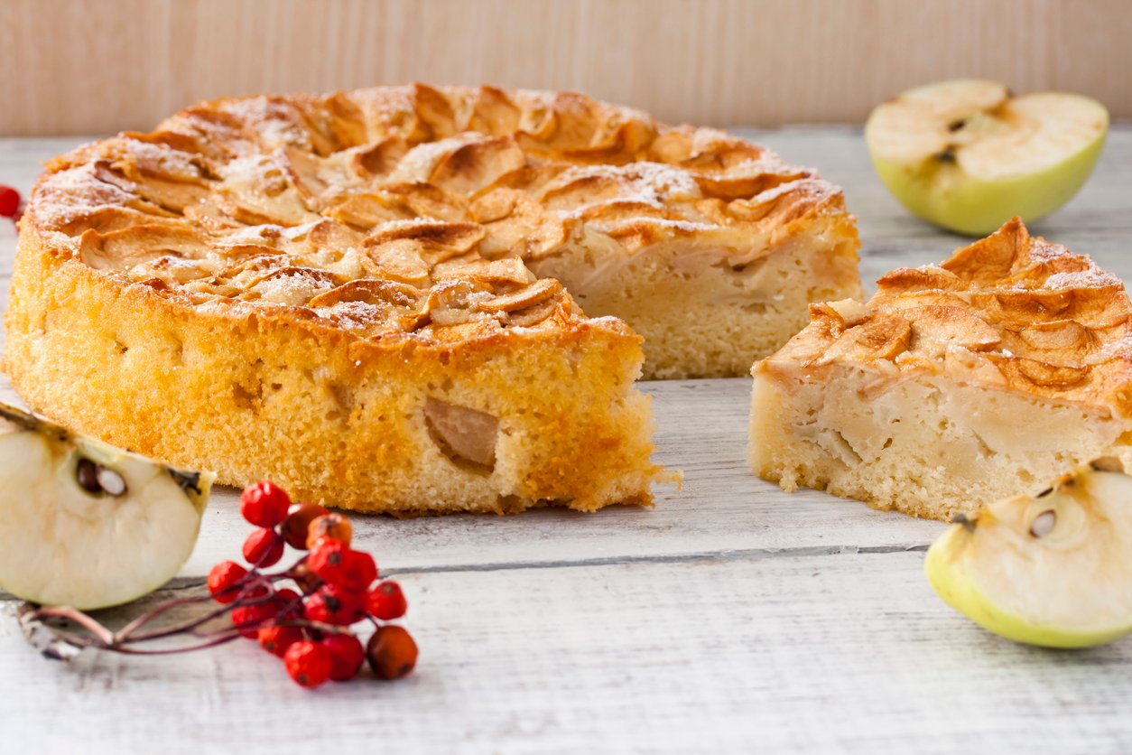 Torta De Manzana Casera