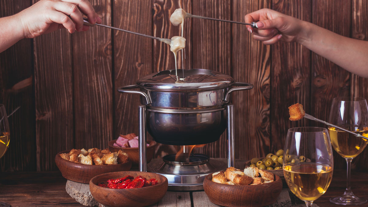 Receta De Fondue De Queso Cl Sica