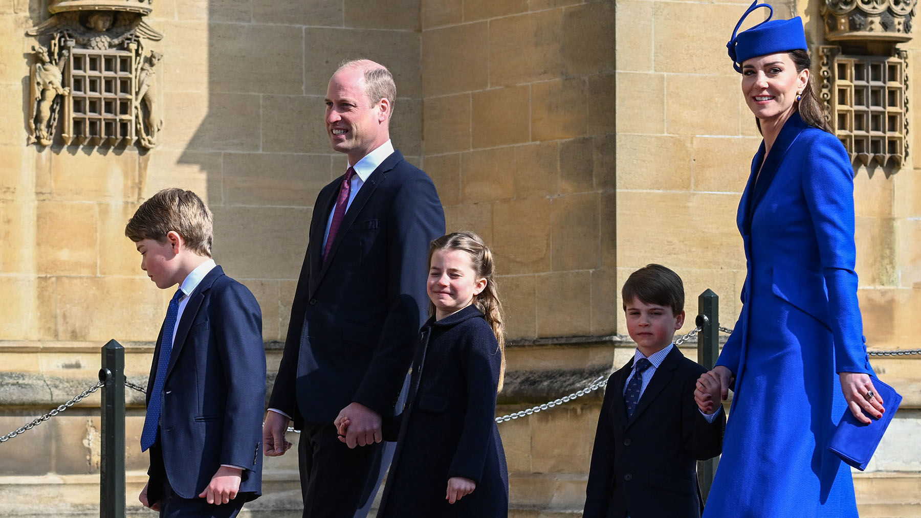 La Familia Real Brit Nica Reaparece En La Misa De Pascua