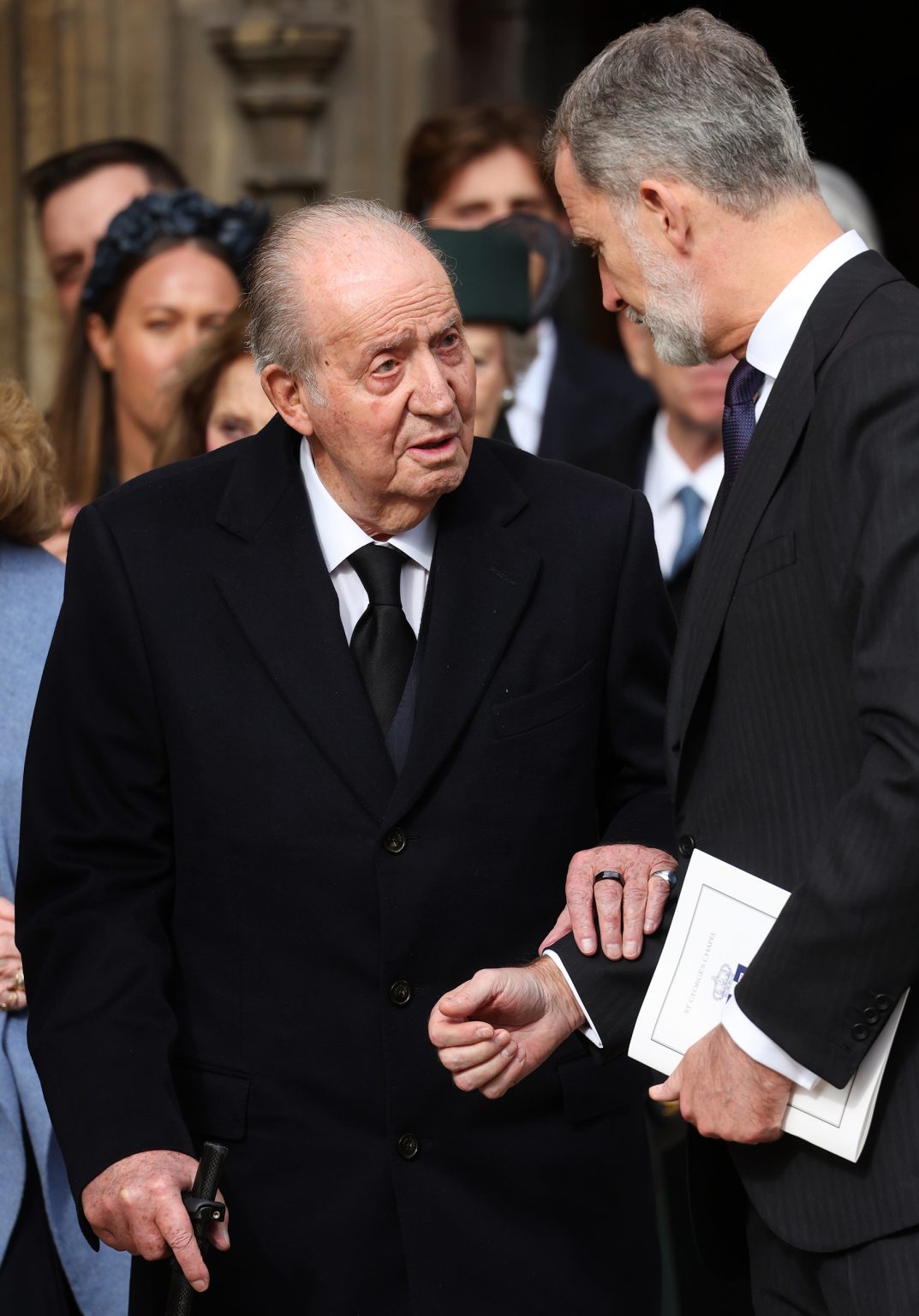 Felipe Y Juan Carlos La Imagen De Padre E Hijo Que No Se Ve A Hace A Os