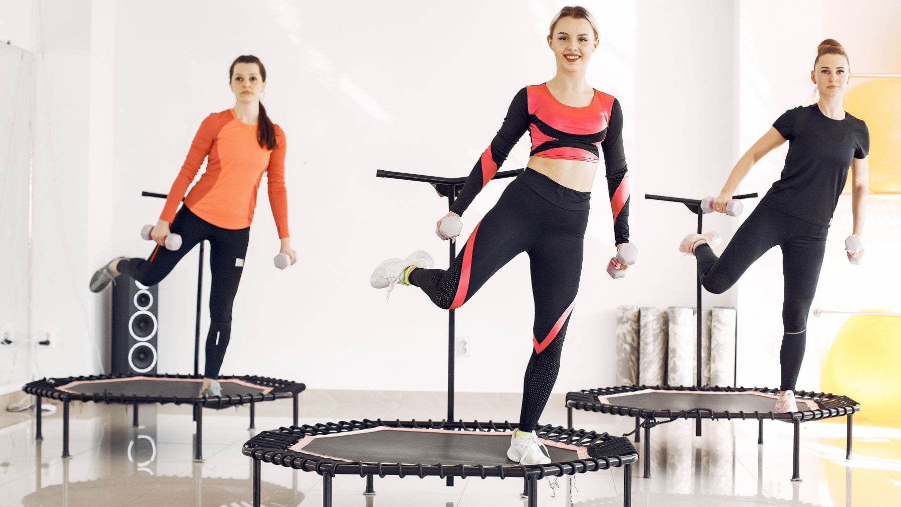 rebounding, trampoline