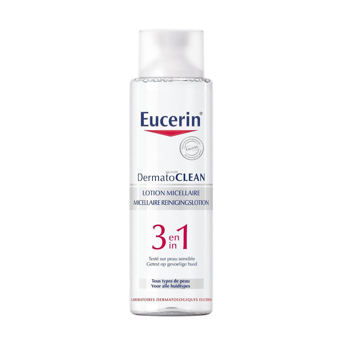 Eucerin DermatoCLEAN Agua Micelar 3 en 1.