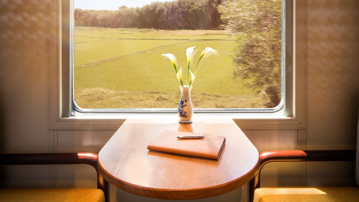 El interior del tren / Foto: thevietagetrain.com