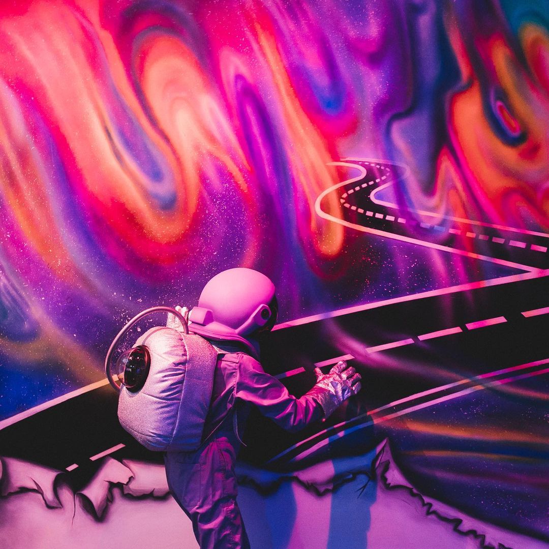 Astronauta en Sweet Space