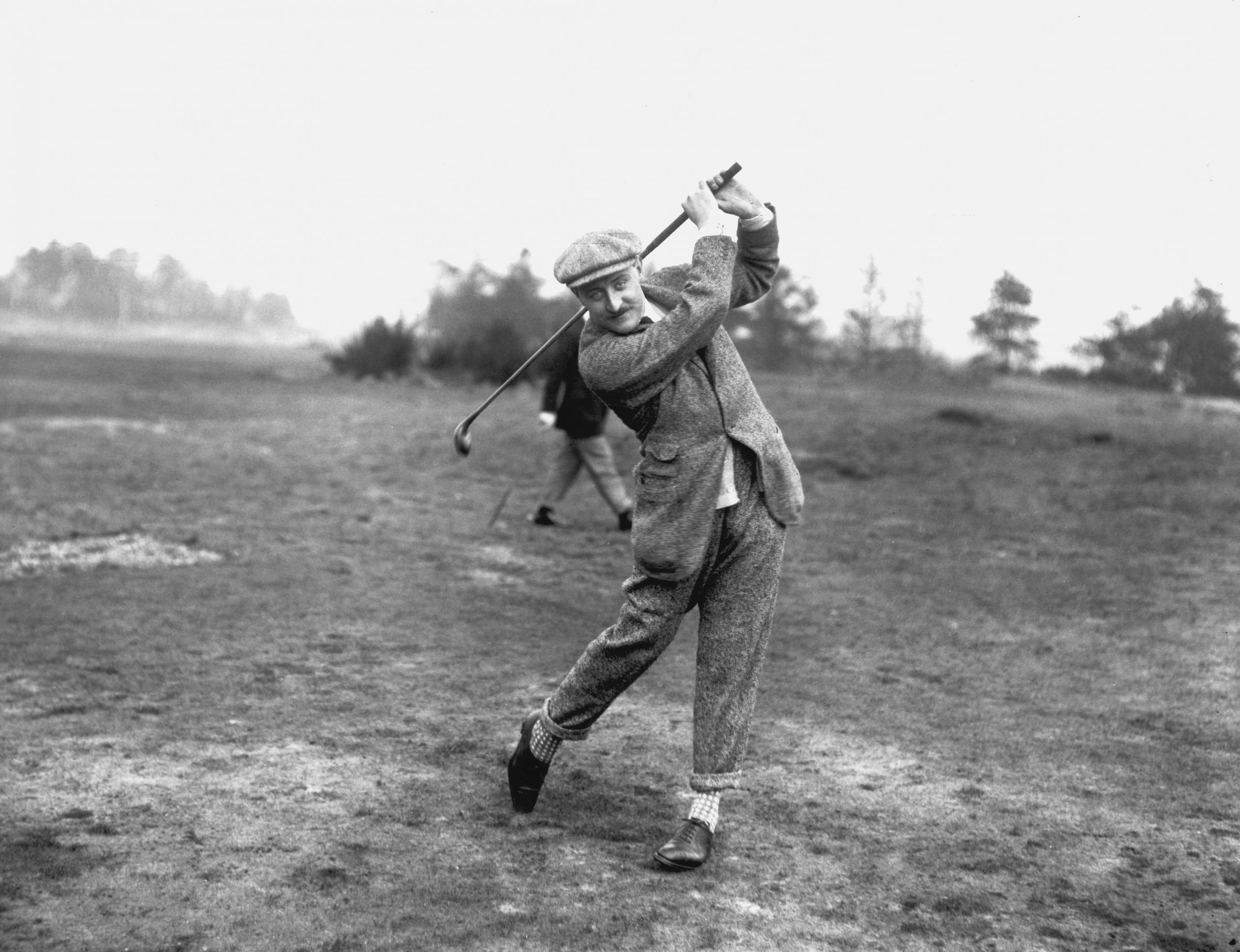 Valentine Edward Charles Browne jugando al gold en 1914./Foto: Getty