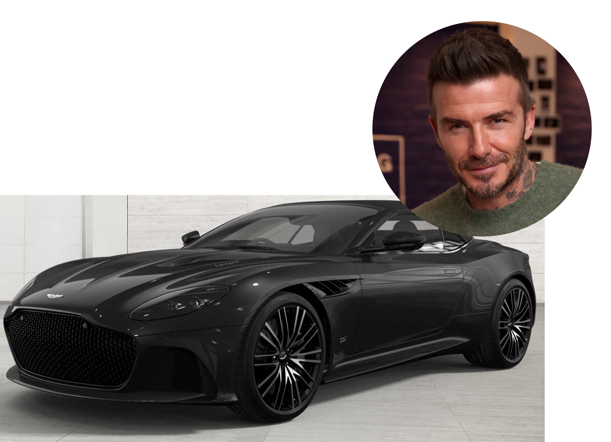 El coche de David Beckham. 