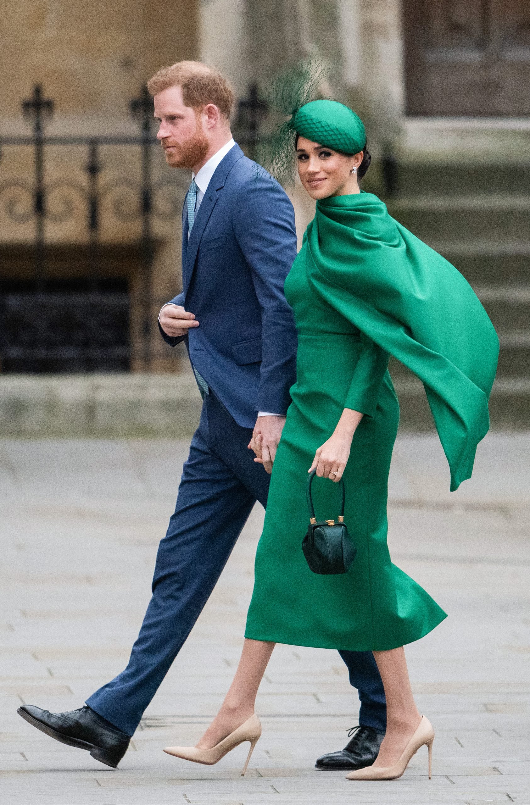 Meghan Markle con bolso de Gabriela Hearst