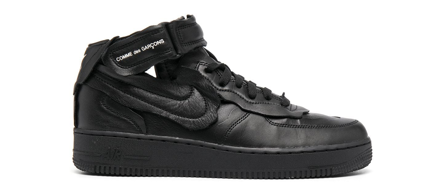 Regalos para hombre: Zapatillas de Nike y Comme des Garçons.