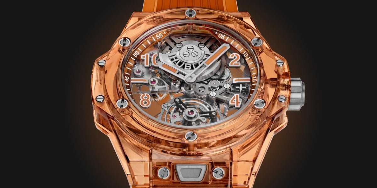 Tourbillon Automatic Orange Sapphire de Hublot.