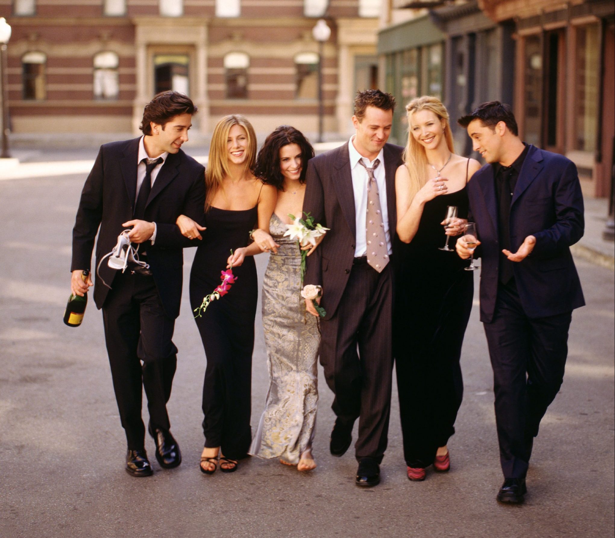 Los protagonistas de Friends en los 90/Foto: Getty Images