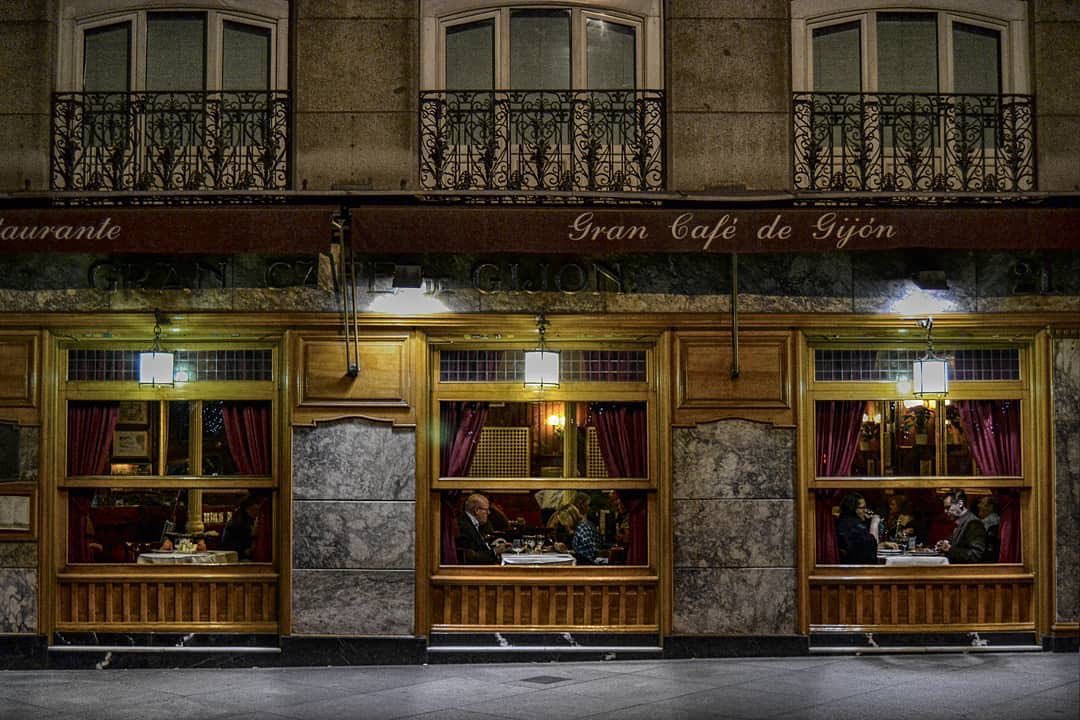 Fachada del Café Gijón / Foto: Café Gijón