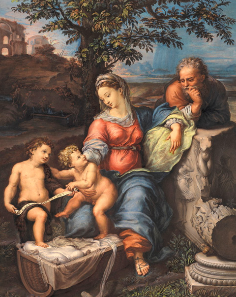 Sagrada familia del roble. /Foto: Museo del Prado