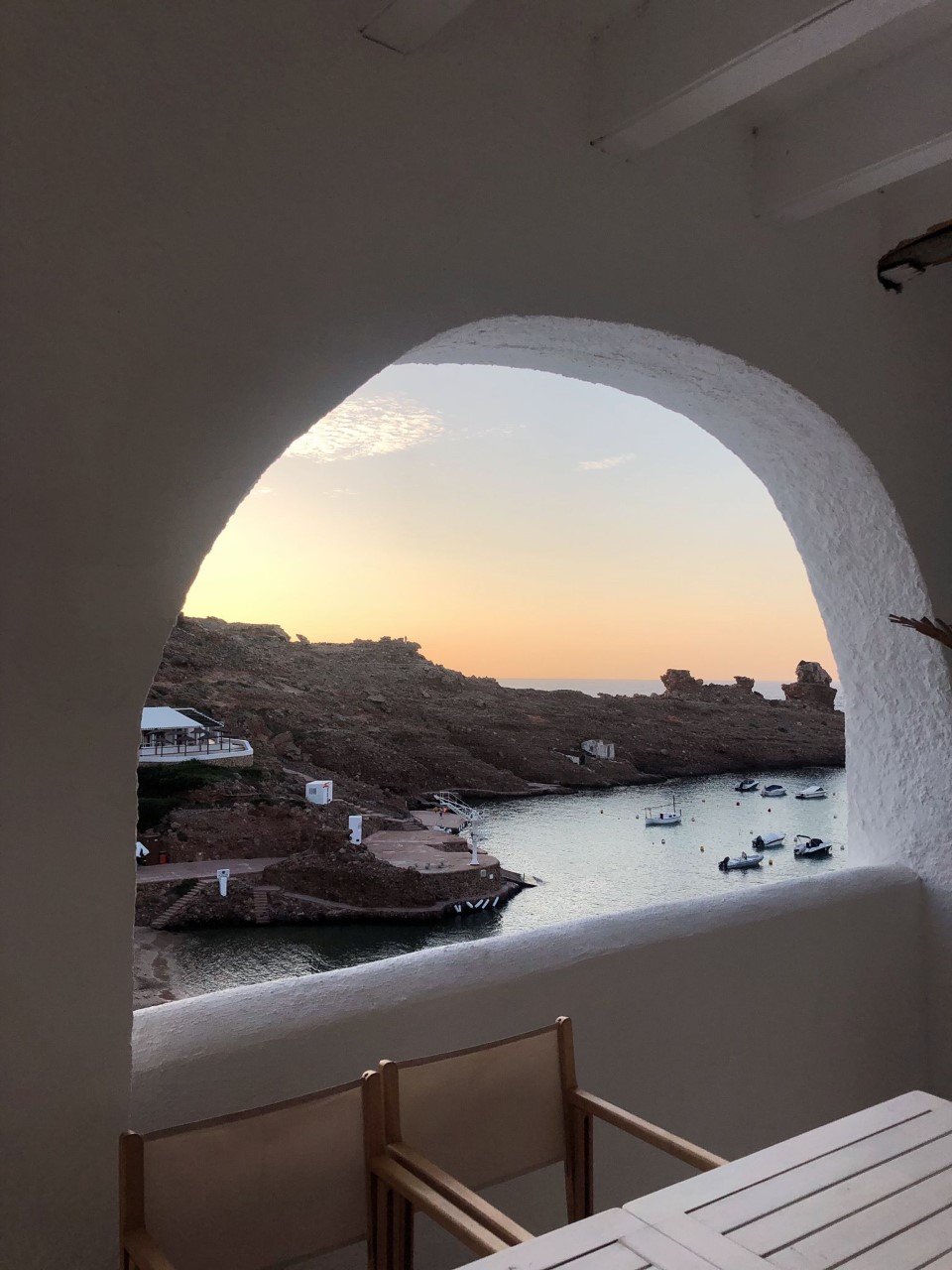 La terraza de Ivette, en Menorca / Foto: Beatriz Carmona