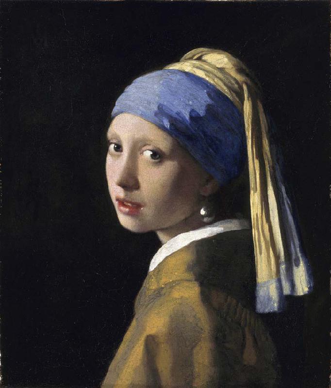 'La joven de la perla' del holandés Johannes Vermeer 