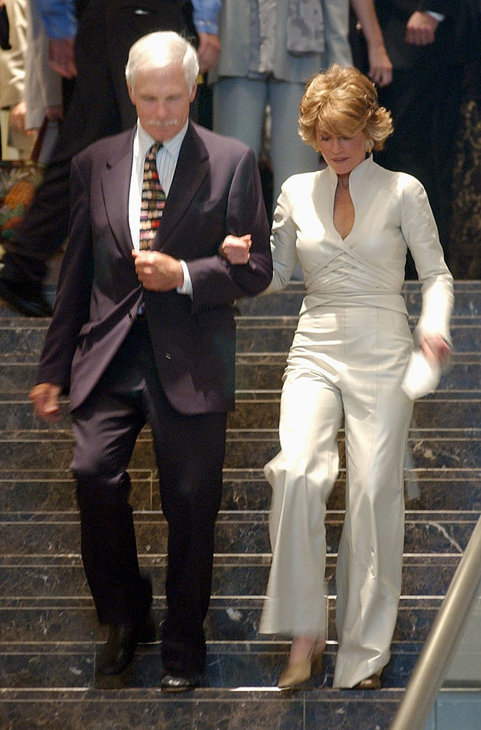 Jane Fonda y su exmarido Ted Turner