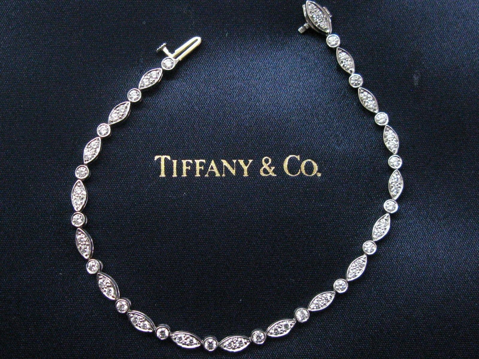 Diamantes, oro y platino, las pulseras ‘Tennis Bracelets’ de Tiffanys