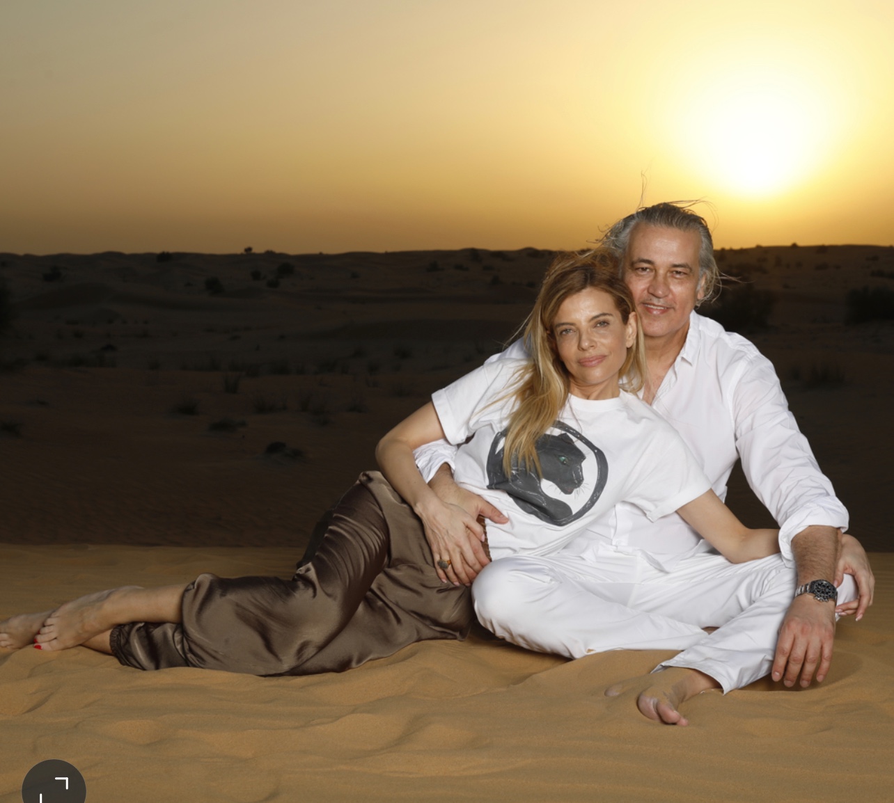 En el desierto con el Dr Jorge Planas / Foto: Raquel Oliva