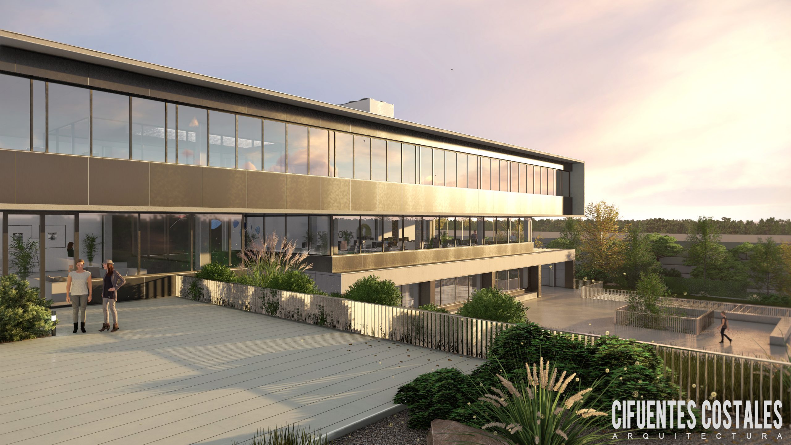 Foto: La 'Ciudad de la Televisión'/Foto: render de Cifuentes Costales Arquitectura