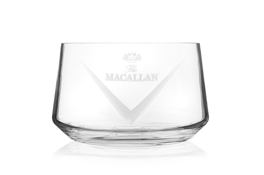 Vaso de whisky de Macallan
