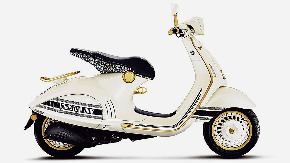 Vespa se viste de Dior y lanzan la scooter más exclusiva