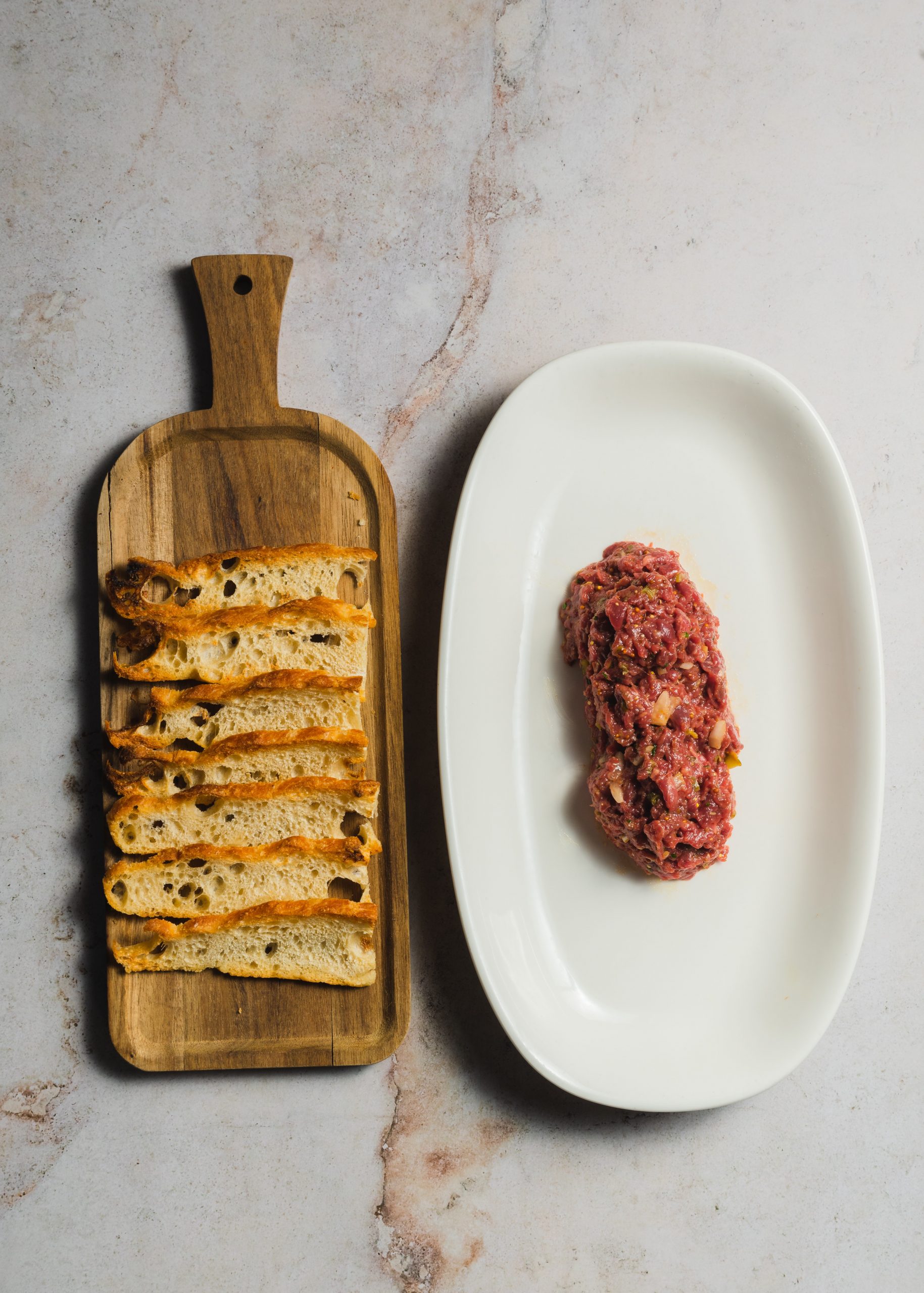 Steak tartar de ternera / Foto: Prístino