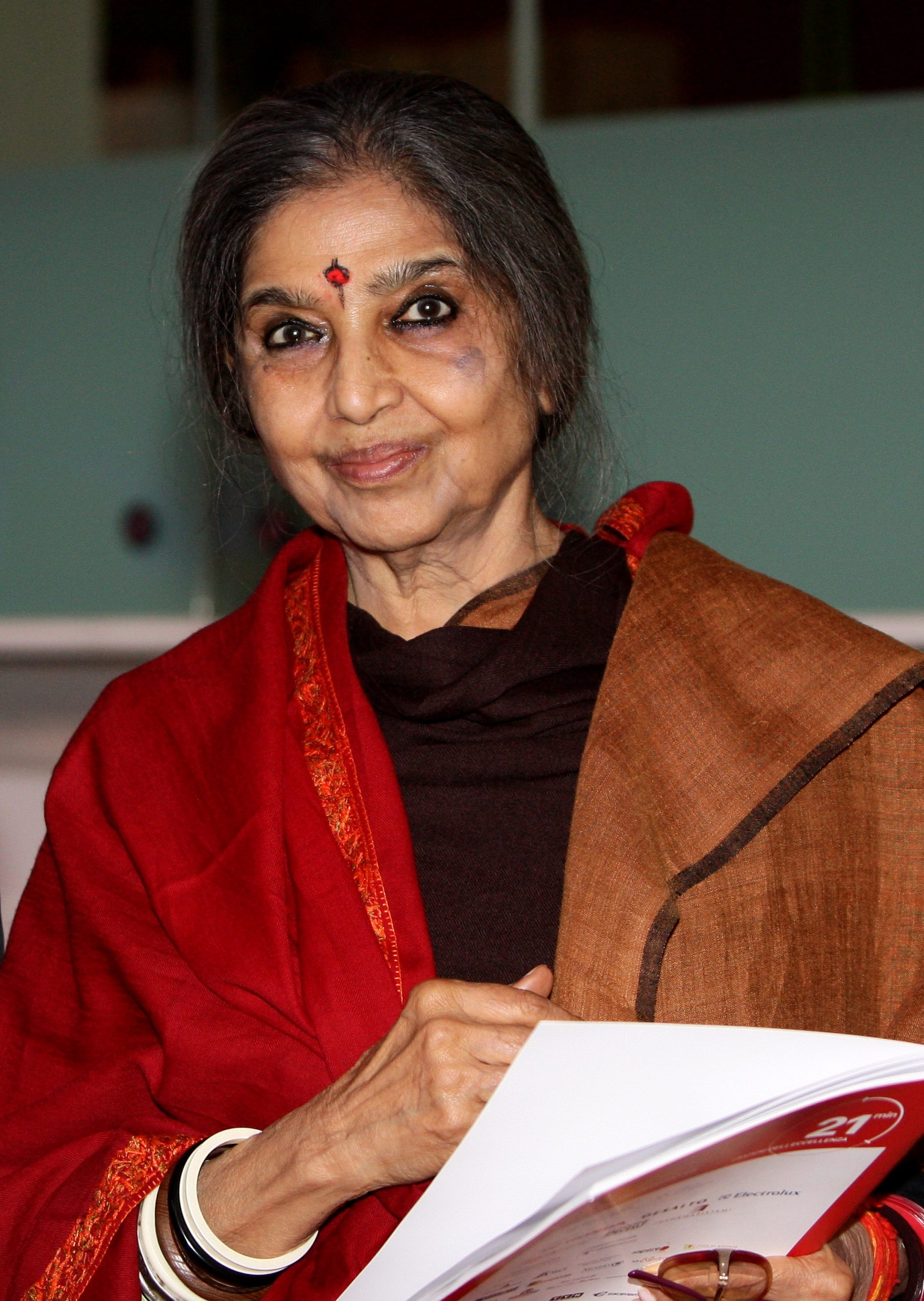 Tara Gandhi, nieta de Mahatma Gandhi en 2009./Foto: Getty