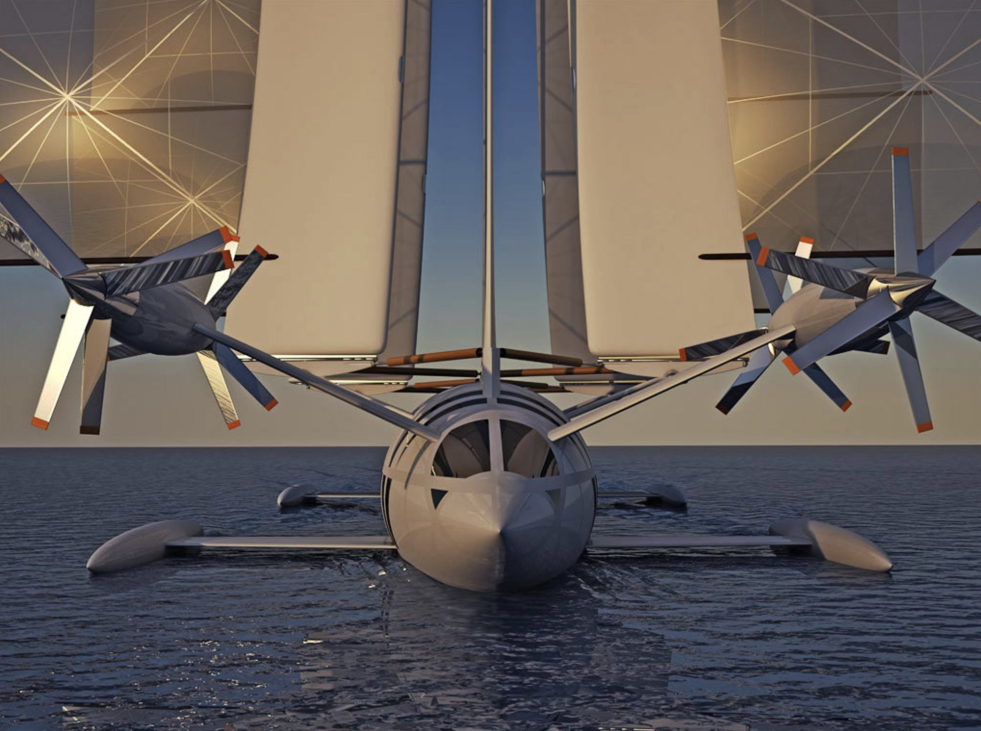 Flying Yacht, el barco de vela que se convierte en jet privado