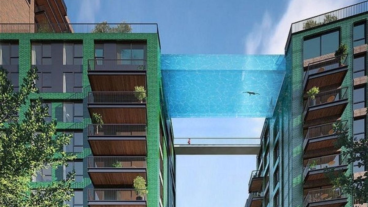 sky pool london