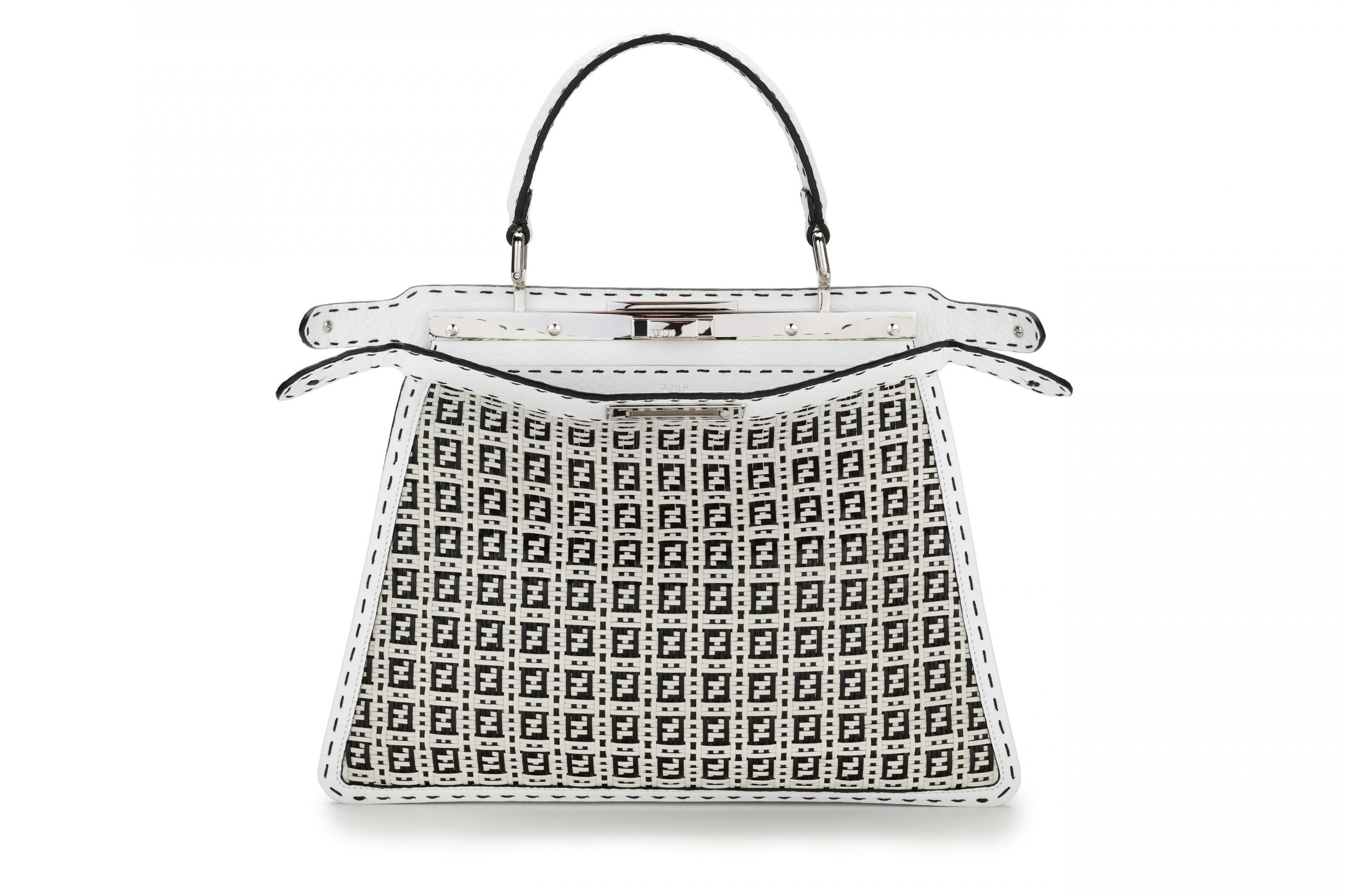 Bolso blanco Peekaboo / Foto: Fendi