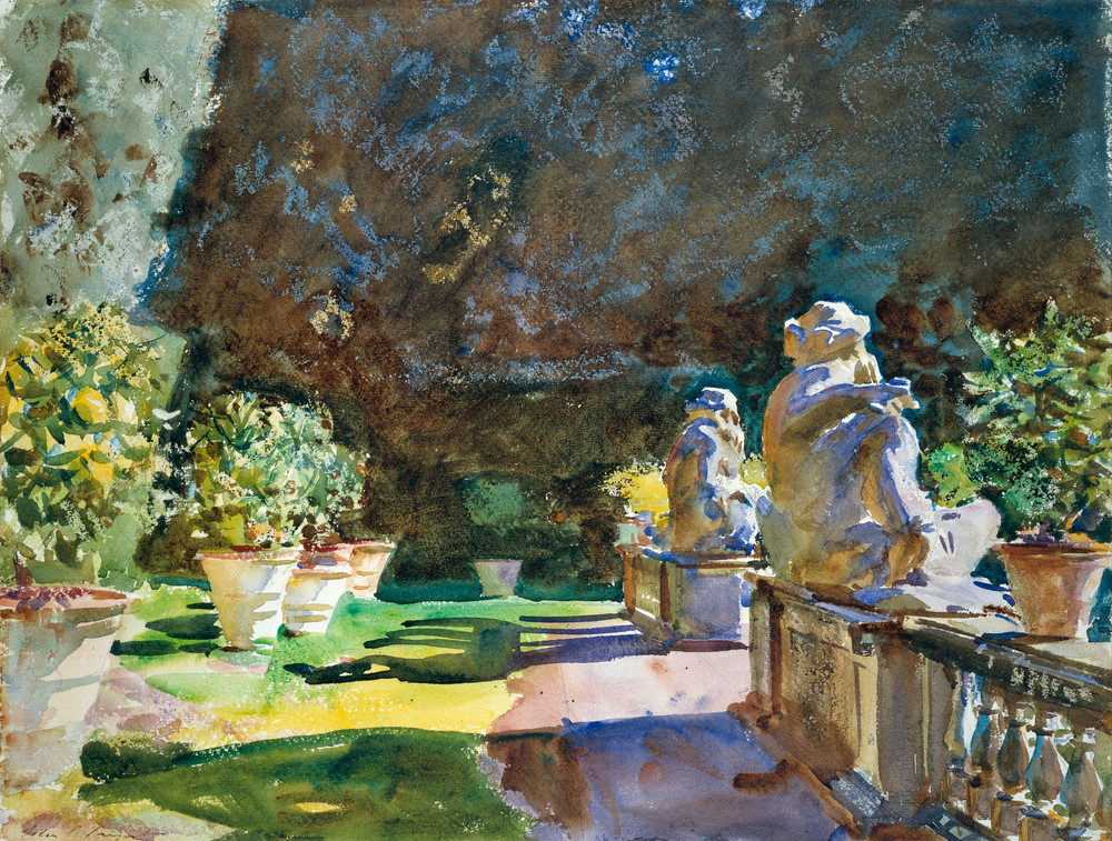 Villa di Marlia, Lucca, de John Singer Sargent