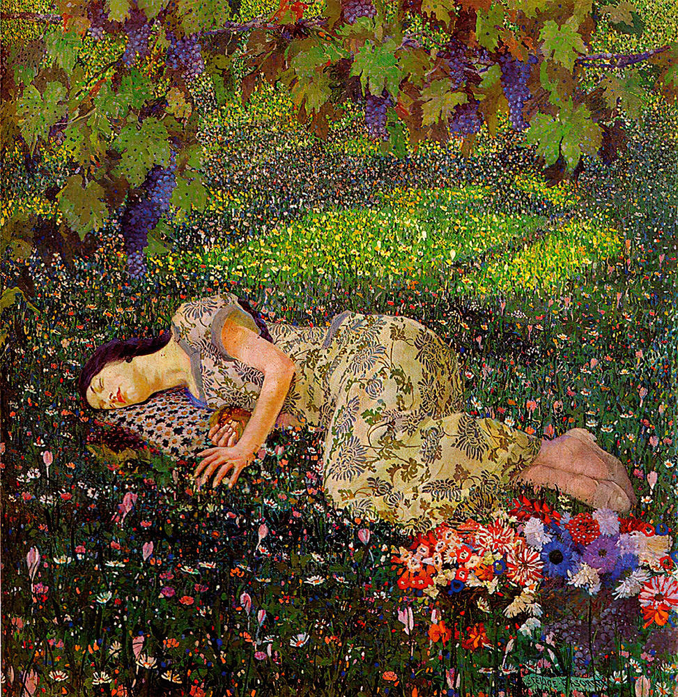 El sueño de la granada, de Felice Casorati