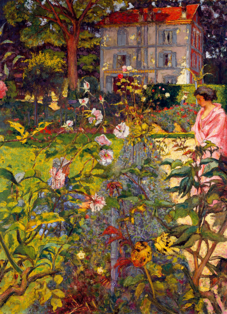 El jardín de Vaucresson, de Édouard Vuillard