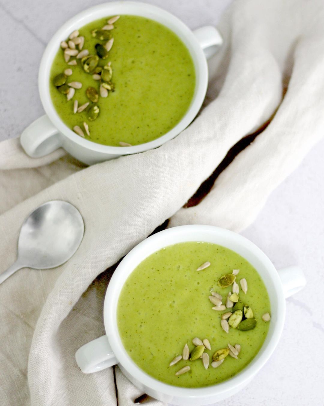 Crema de calabacín y alubias