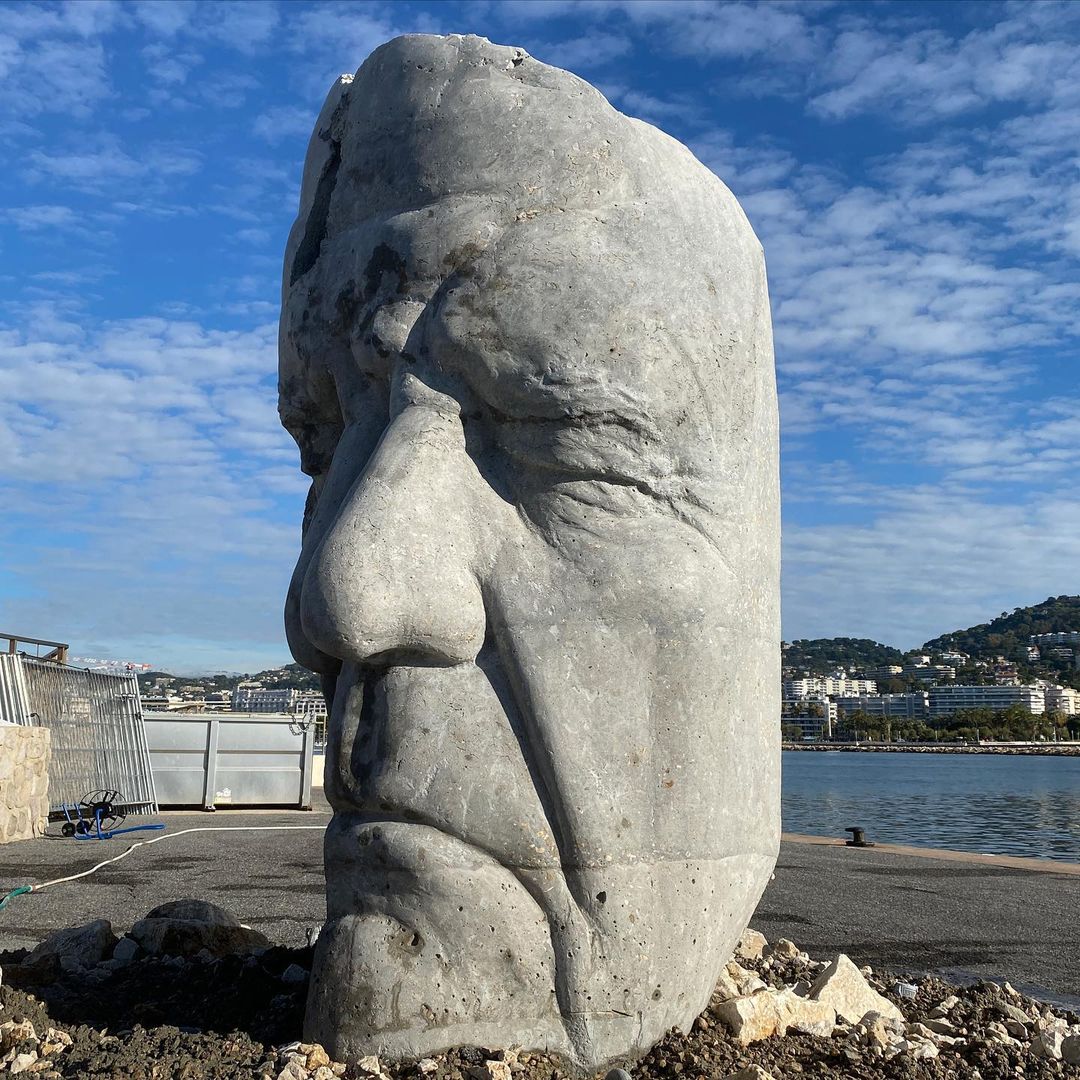 Escultura del museo submarino de Cannes