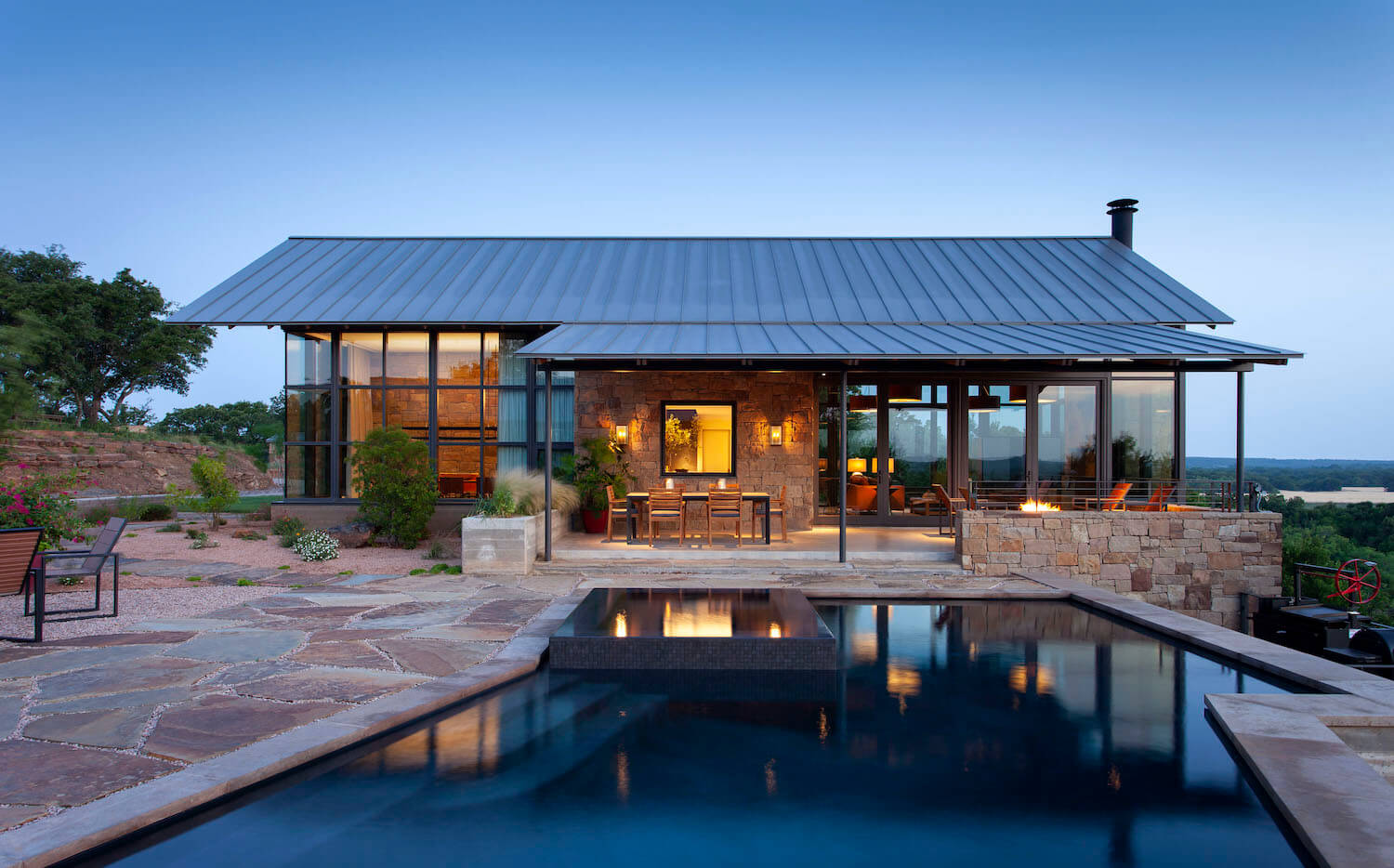 El rancho de Texas/Foto: Sanders Architecture