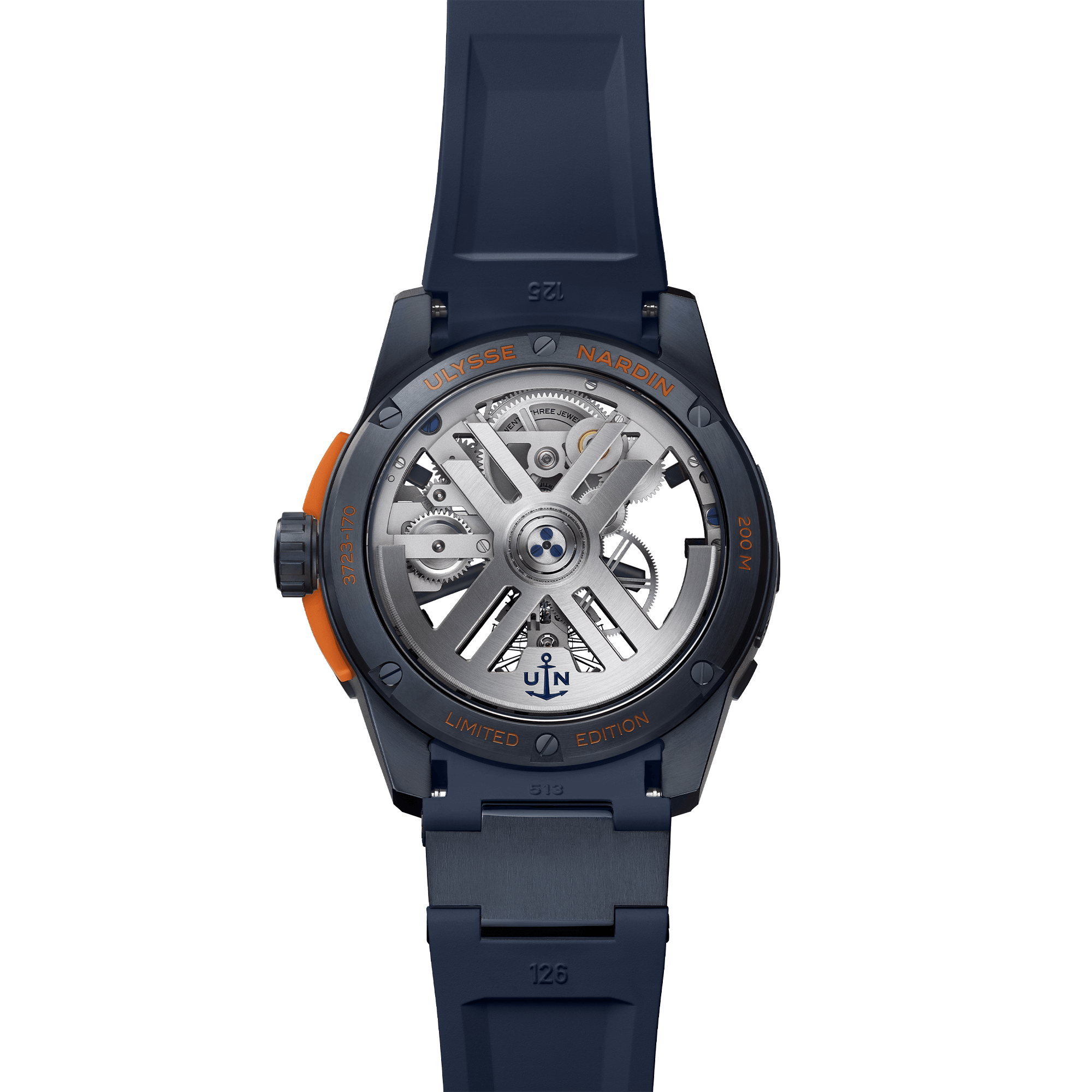 Parte de atrás de Diver x Skeleton / Foto: Ulysse Nardin