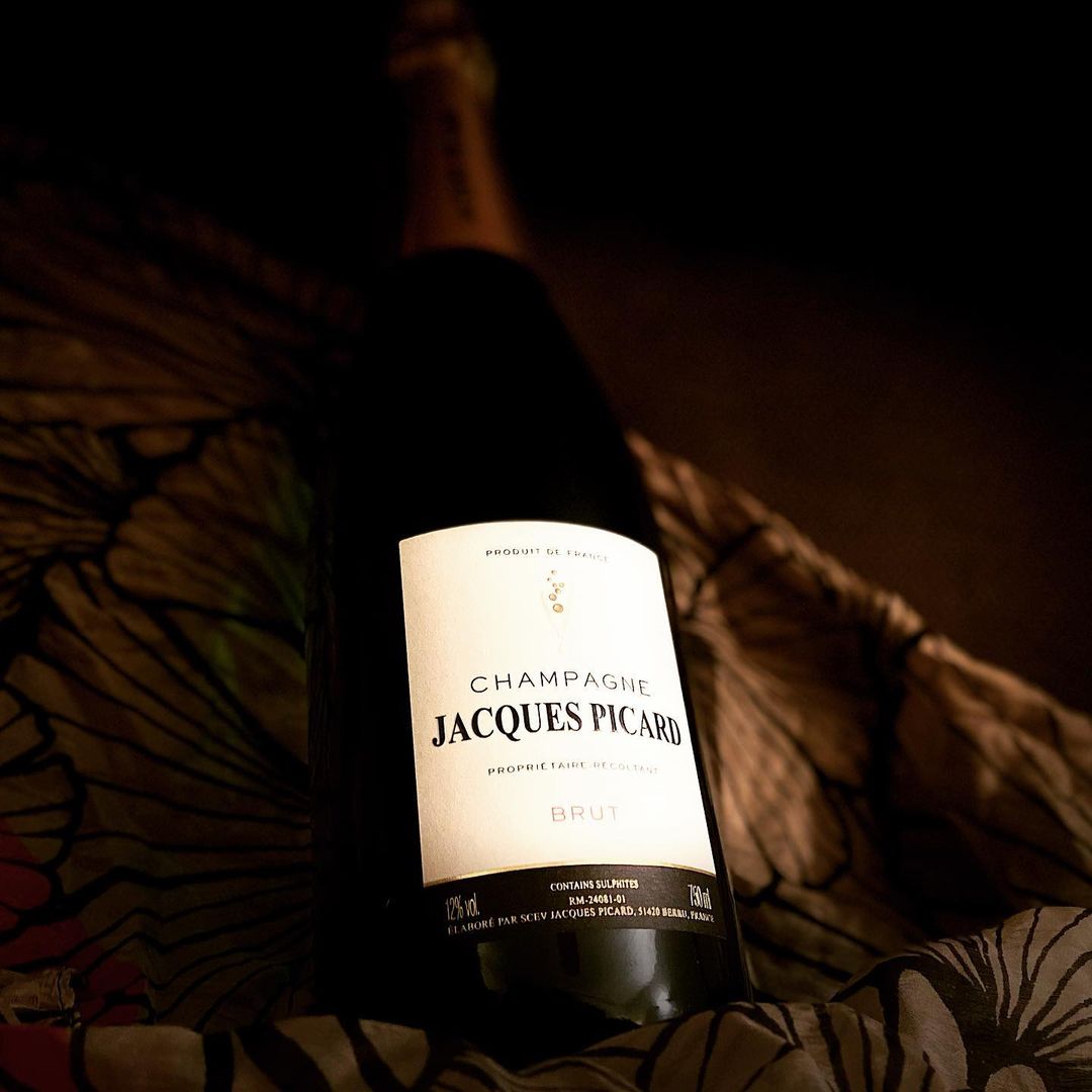 Botella de champán de Jacques Picard