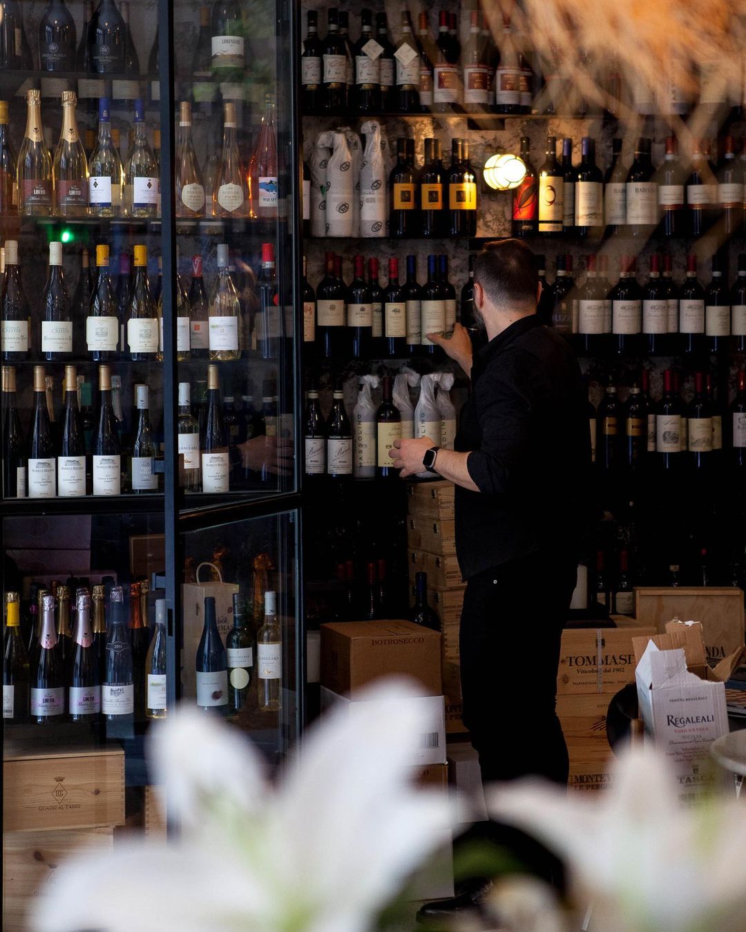 Algunos de los vinos del restaurante / Foto: @propagandamadrid