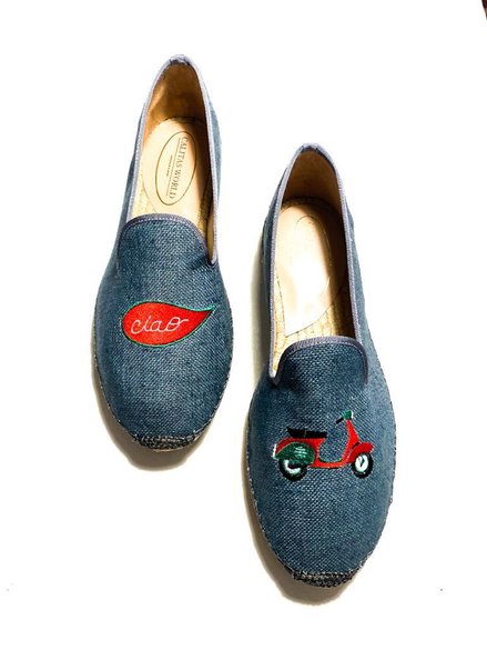 ESPADRILLES HOMBRE LINO AZUL GOBELIN 790TX, VESPA CIAO