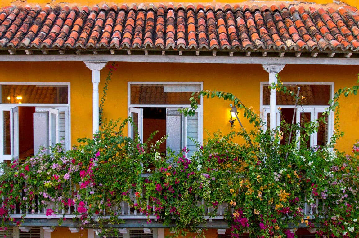 Vista exterior de una habitación