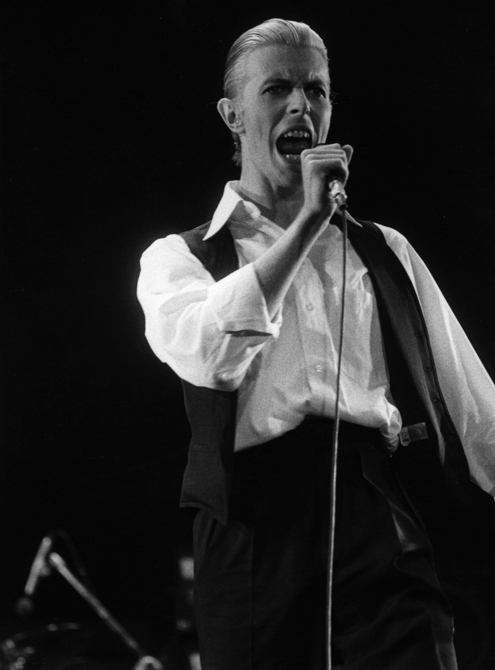 David Bowie en el estadio de Wembley / Foto: Getty Images